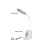 Penmate 2.8W 5000K LED Rechargeable Desk Lamp with Pen Holder