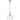 Perron 1LT Pendant E27 Antique Gold / Clear Water Streak