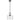 Perron 1LT Pendant E27 Black Matt / Clear Water Streak