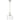 Perron 1LT Pendant E27 Nickel Matt / Clear Water Streak