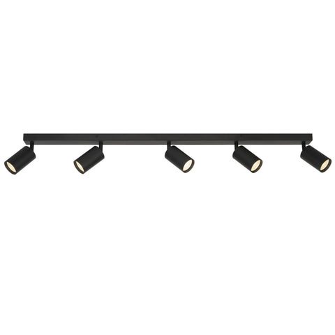 PICARD 5x7W LED CCT IP20 Black Bar Light