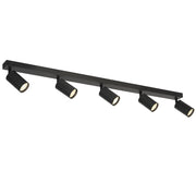 PICARD 5x7W LED CCT IP20 Black Bar Light