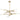Pinta 10 x 3W 3000K LED Pendant Painted Gold