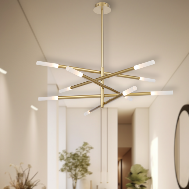 Pinta 10 x 3W 3000K LED Pendant Painted Gold