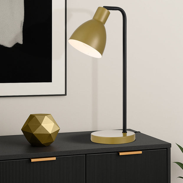 Pivot Table Lamp Gold