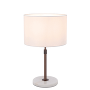 Placin Table Lamp White and Bronze