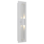 Prada 10w 3000K LED IP44 Exterior Wall Light White Sand with Seed Glass