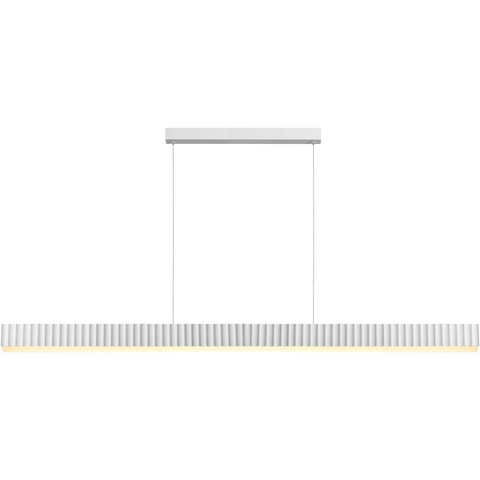 Prinia 65w CCT LED Waved 2032mm Linear Pendant White