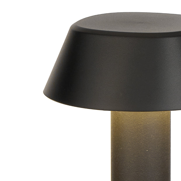 PYRUS LED BOLLARD 12w LED 3000K IP65 BLACK SAND