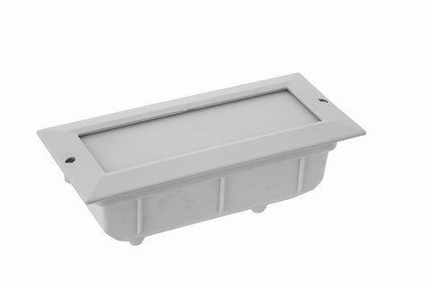 Picasso 6W LED IP54 Opal Polycarbonate Brick Light White