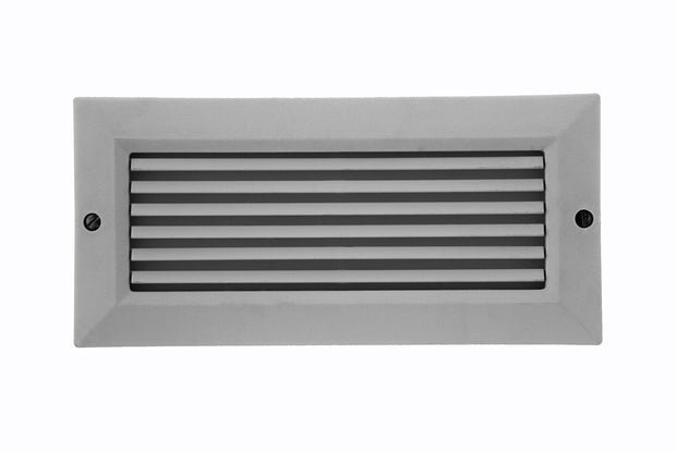 Picasso 6W LED IP54 Grid Polycarbonate Brick Light Silver