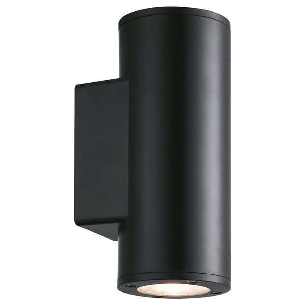 Piccolo II 2 x 4w LED Round Up/Down Exterior Black