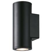 Piccolo II 2 x 6w 4000K GU10 LED Round Up/Down Exterior Black