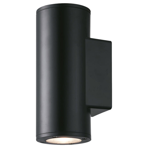 Piccolo II 2 x 4w LED Round Up/Down Exterior Black