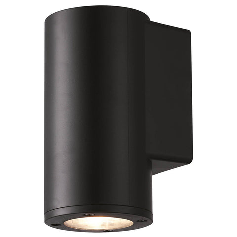 Piccolo II 6w 4000K GU10 LED Round Wall Down Exterior Black