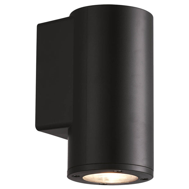 Piccolo II 6w 4000K GU10 LED Round Wall Down Exterior Black