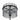 Quilo Floor Lamp Black Matt/ Smoke Glass