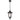 Ramiro 20 Pendant Light IP44 Black with Clear Textured Glass E27