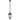 Ramiro 20 Pendant Light IP44 Black with Clear Textured Glass E27