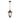 Ramiro 20 Pendant Light IP44 Bronze with Clear Textured Glass E27