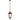 Ramiro 25 Pendant Light IP44 Bronze with Clear Textured Glass E27