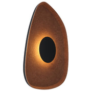 RAXA 5W LED 3000K Black and Brown Felt Acoustic Wall Light