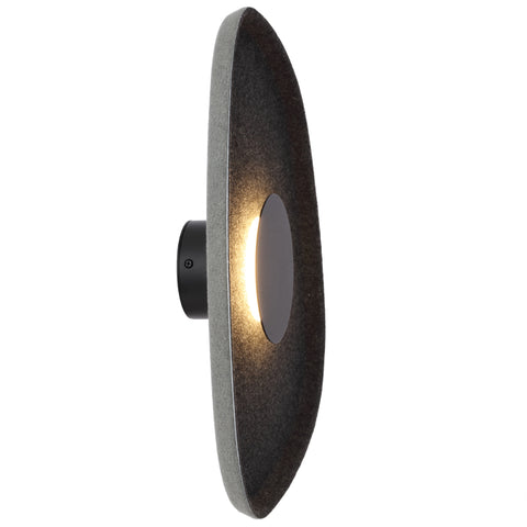 RAXA 5W LED 3000K Black and Grey Felt Acoustic Wall Light
