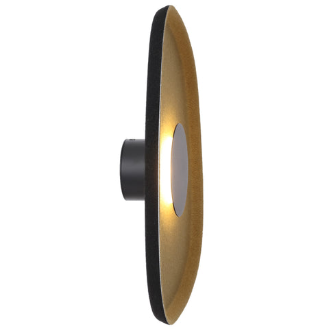 RAXA 5W LED 3000K Black and Green Felt Acoustic Wall Light