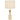 RENARA E27 Beige Travertine, Gold and Beige Table Lamp