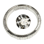 Rias 40w CCT Dim LED 1 Tier Pendant Chrome with Remote