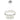 Rias 70w CCT Dim LED 2 Tier Pendant Chrome with Remote