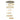 Rias 300w CCT Dim LED 6 Tier Pendant Gold with Remote