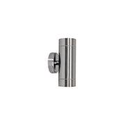 RIVA 8w 3000K GU10 Stainless Steel Up and Down IP44 Wall Light