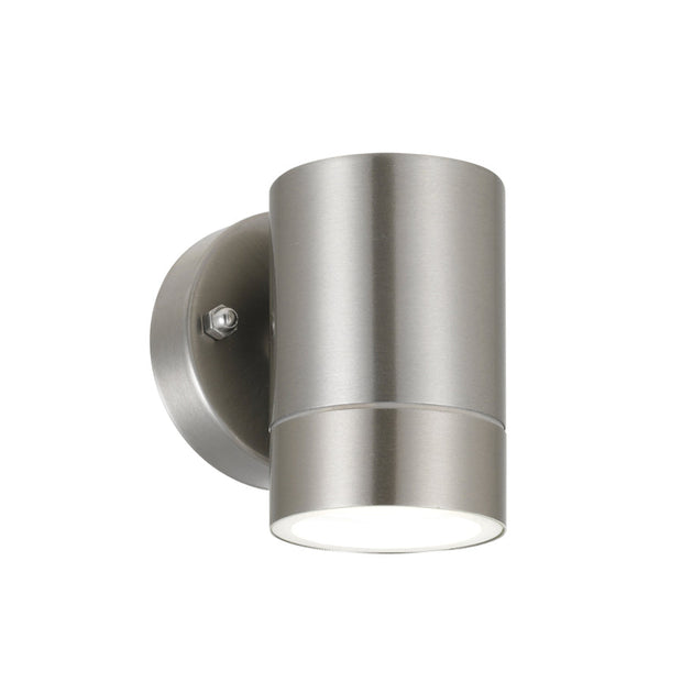RIVA 4w 3000K GU10 Stainless Steel Down Only IP44 Wall Light