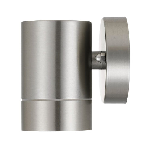 RIVA 4w 3000K GU10 Stainless Steel Down Only IP44 Wall Light