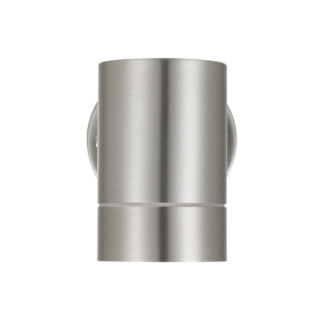 RIVA 4w 3000K GU10 Stainless Steel Down Only IP44 Wall Light
