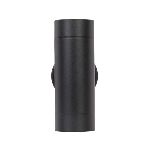RIVA 8w 3000K GU10 Black Up and Down IP44 Wall Light