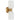 Riven 2 Light E14 Wall Light Antique Gold with Opal Matt Glass