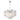 Riviera 10 Light Chrome with Clear Ice Glass Panels E14 Pendant