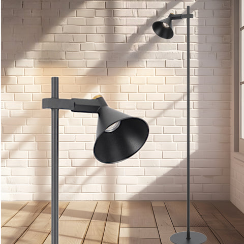 Rosner Floor Lamp Black Sand