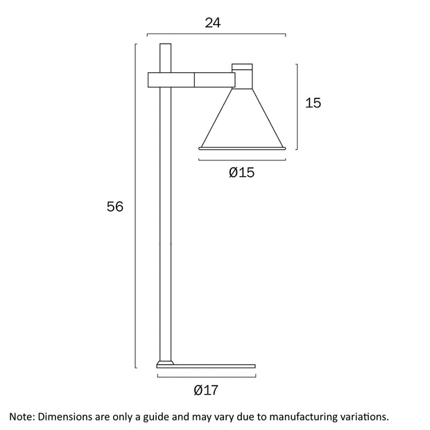 Rosner Table Lamp White Sand