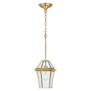 Rye 20 Solid Brass Small Pendant
