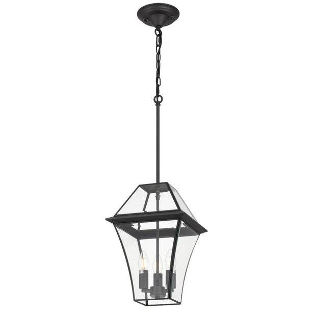 Rye 27 IP43 Pendant Black and Clear