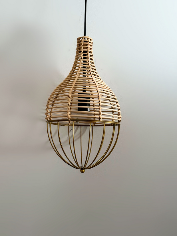 Roxi E27 Gold Metal Pendant Light