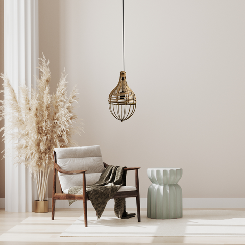 Roxi E27 Gold Metal Pendant Light