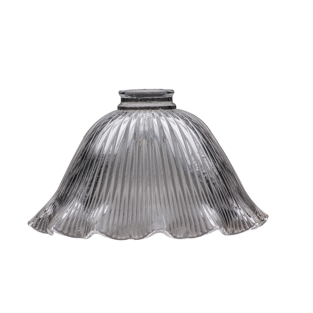 S8044-9 Fluted Glass Shade Wide