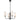 Sebring 4lt Pendant Black and Opal