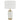 Seneca Table Lamp Gold and Shell Detail