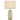 Seneca Table Lamp Gold and Shell Detail