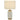Seneca Table Lamp Gold and Shell Detail
